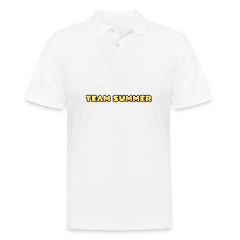TEAM SOMMER - Männer Poloshirt - Weiß - Vorne - Kai (181cm)