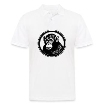 Monkey Monkey Monkey Face Jungle - Men's Polo Shirt - white - Front - Kai (181cm)