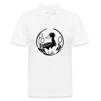 Duck Birds Ducks - Men's Polo Shirt - white - Front - Kai (181cm)