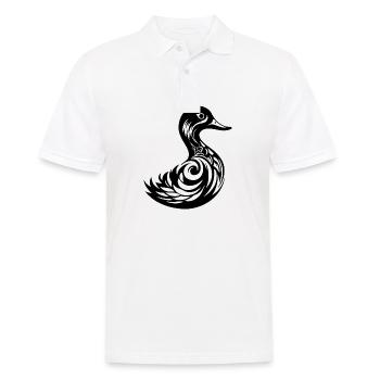 Duck Birds Ducks - Men's Polo Shirt - white - Front - Kai (181cm)