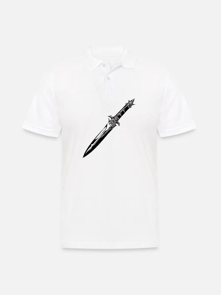 Knife Cutler Knife Lover - Men's Polo Shirt - white