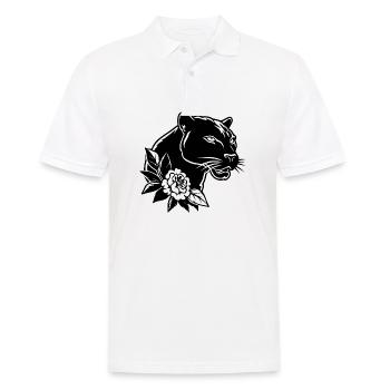 Panther Predator Jungle Wildcat - Polo Homme - blanc - Devant - Kai (181cm)