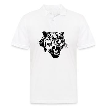 Panther Predator Jungle Wildcat - Polo Homme - blanc - Devant - Kai (181cm)