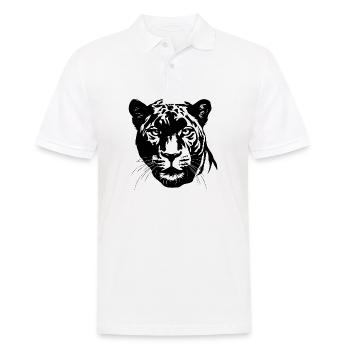 Panther Predator Jungle Wildcat - Polo Homme - blanc - Devant - Kai (181cm)