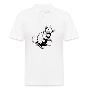 Rat, Mouse, Rodent, Rats - Men's Polo Shirt - white - Front - Kai (181cm)