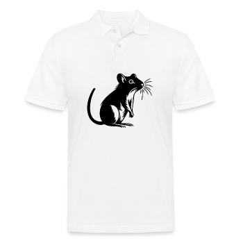 Rat, Mouse, Rodent, Rats - Men's Polo Shirt - white - Front - Kai (181cm)