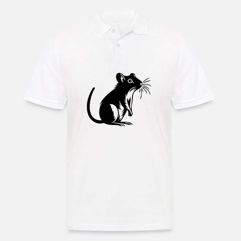 Rat, Mouse, Rodent, Rats - Men's Polo Shirt - white