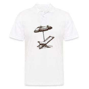 Sommer - Männer Poloshirt - Weiß - Vorne - Kai (181cm)