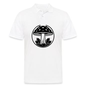 Pilz Pilzsammler Pilze Fungi - Männer Poloshirt - Weiß - Vorne - Kai (181cm)