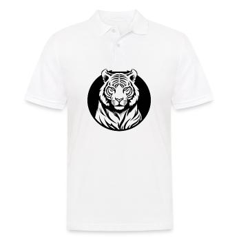 Tigre Big Cat - Polo Homme - blanc - Devant - Kai (181cm)