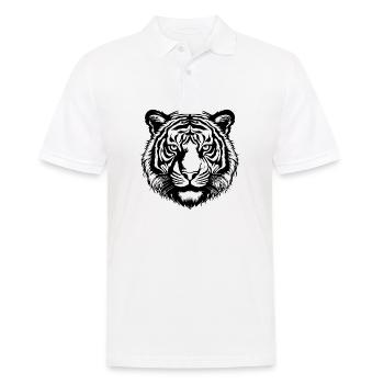 Tigre Big Cat - Polo Homme - blanc - Devant - Kai (181cm)