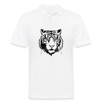 Tigre Big Cat - Polo Homme - blanc - Devant - Kai (181cm)
