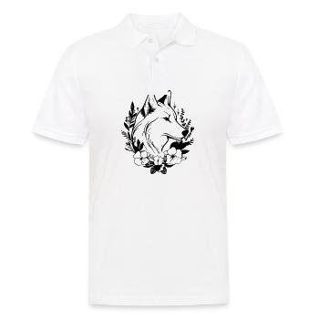 Wolf - Men's Polo Shirt - white - Front - Kai (181cm)