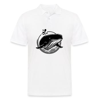 Wal Meer Fische - Männer Poloshirt - Weiß - Vorne - Kai (181cm)