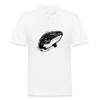 Wal Meer Fische - Männer Poloshirt - Weiß - Vorne - Kai (181cm)