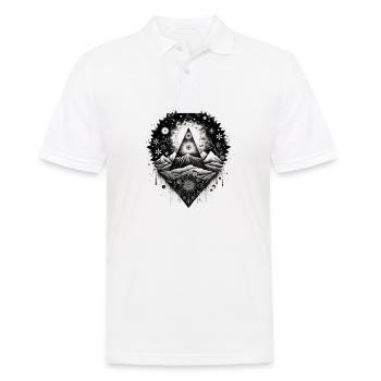 maya4 - Männer Poloshirt - Weiß - Vorne - Kai (181cm)