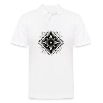 maya3 - Männer Poloshirt - Weiß - Vorne - Kai (181cm)