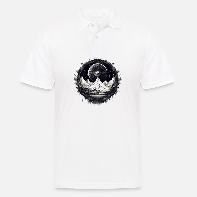 maya11 - Männer Poloshirt - Weiß
