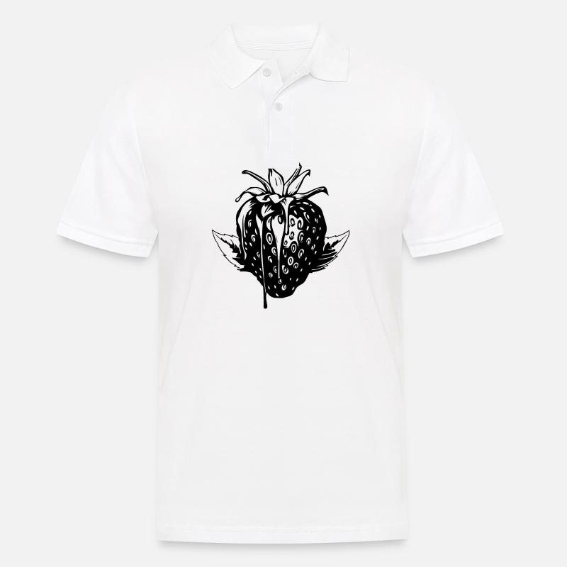 Strawberry Fruit Fruit - Men's Polo Shirt - white