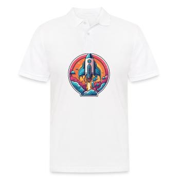 Fusée - Polo Homme - blanc - Devant - Kai (181cm)