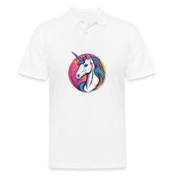 Licorne - Polo Homme - blanc - Devant - Kai (181cm)