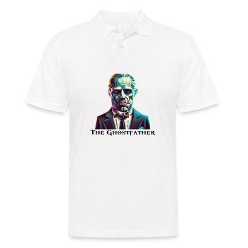 Halloween: Le Ghostfather (Der Geisterpate) - Polo Homme - blanc - Devant - Kai (181cm)