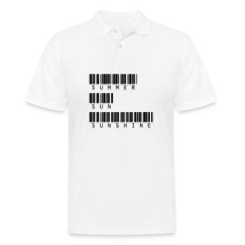 Soleil d’été Soleil Sommer Sonne Sonnenschein - Polo Homme - blanc - Devant - Kai (181cm)