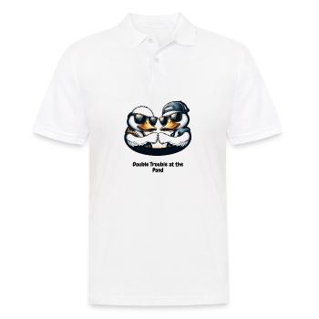 Double problème à l’étang - Polo Homme - blanc - Devant - Kai (181cm)