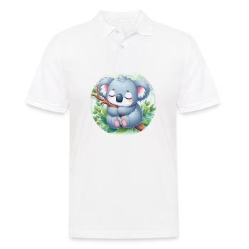 Koala heureux Koala Ours Koala - Polo Homme - blanc - Devant - Kai (181cm)