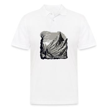 Aventure / Montagne / Pics / Randonnée / Tyrol - Polo Homme - blanc - Devant - Kai (181cm)