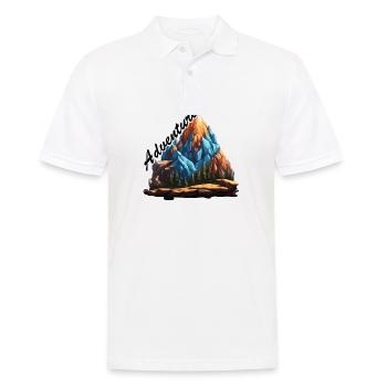 Aventure / Montagne / Pics / Randonnée / Tyrol - Polo Homme - blanc - Devant - Kai (181cm)