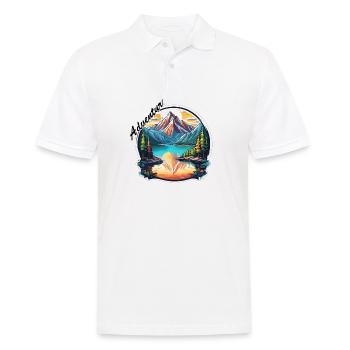 Aventure / Montagne / Pics / Randonnée / Tyrol - Polo Homme - blanc - Devant - Kai (181cm)