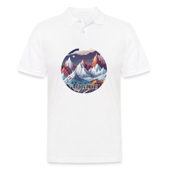 Aventure / Montagne / Pics / Randonnée / Tyrol - Polo Homme - blanc - Devant - Kai (181cm)