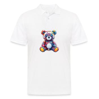 Ours en peluche / Peluche / Animal en peluche / Idée cadeau - Polo Homme - blanc - Devant - Kai (181cm)