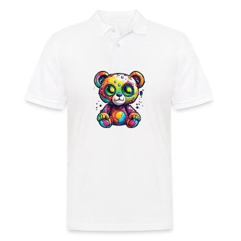 Ours en peluche / Peluche / Animal en peluche / Idée cadeau - Polo Homme - blanc - Devant - Kai (181cm)