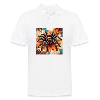 Araignée / Toile / Animal de compagnie / Reptile / Huit pattes - Polo Homme - blanc - Devant - Kai (181cm)