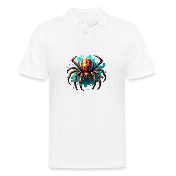 Araignée / Toile / Animal de compagnie / Reptile / Huit pattes - Polo Homme - blanc - Devant - Kai (181cm)