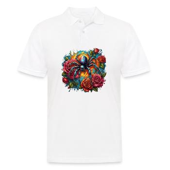 Araignée / Toile / Animal de compagnie / Reptile / Huit pattes - Polo Homme - blanc - Devant - Kai (181cm)