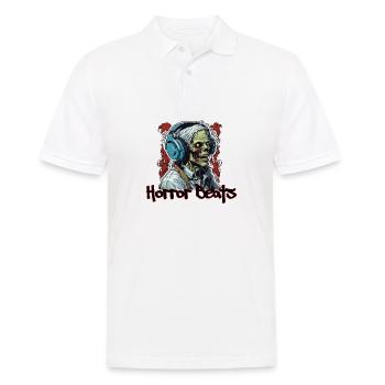 Headphones / Audio / Music / Sound / Cool - Men's Polo Shirt - white - Front - Kai (181cm)