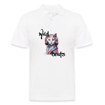 Casque / Audio / Musique / Son / Cool - Polo Homme - blanc - Devant - Kai (181cm)