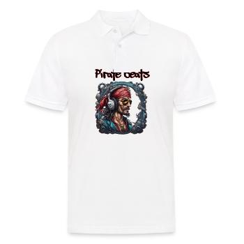 Headphones / Audio / Music / Sound / Studio / Cool - Men's Polo Shirt - white - Front - Kai (181cm)
