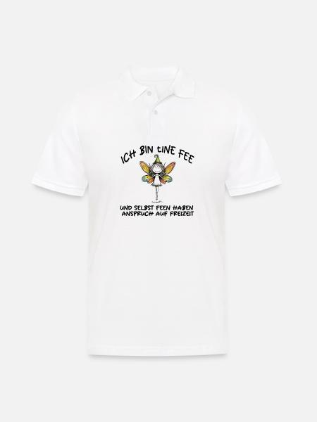 I AM A FAIRY - Men's Polo Shirt - white