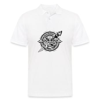 Le tatouage tribal - Polo Homme - blanc - Devant - Kai (181cm)