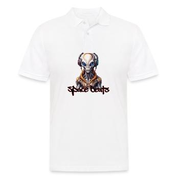 Headphones / Audio / Music / Sound / Cool - Men's Polo Shirt - white - Front - Kai (181cm)