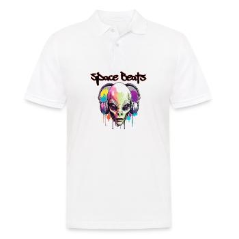 Casque / Audio / Musique / Son / Cool - Polo Homme - blanc - Devant - Kai (181cm)