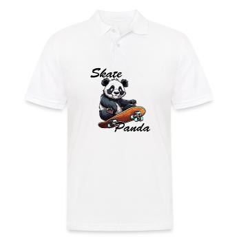 Panda / Animal / Zoo / Bamboo / Wild / Childlike - Men's Polo Shirt - white - Front - Kai (181cm)