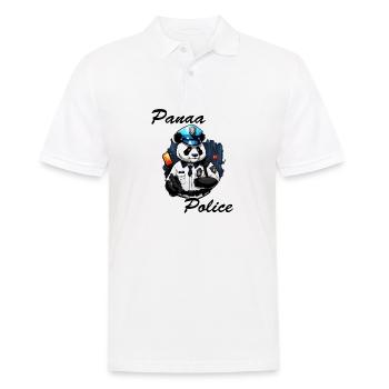 Panda / Animal / Zoo / Bamboo / Wild / Childlike - Men's Polo Shirt - white - Front - Kai (181cm)