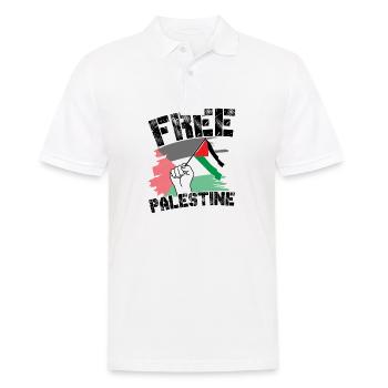palestine - Polo Homme - blanc - Devant - Kai (181cm)