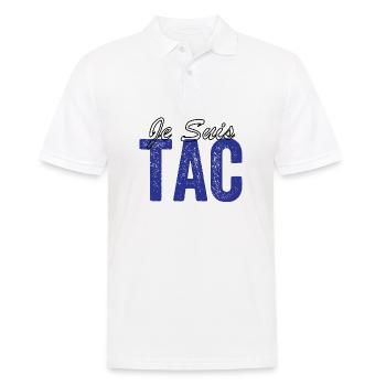 I'm TAC , ICT and TAC , funny duo - Men's Polo Shirt - white - Front - Kai (181cm)