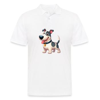 Bull Terrier 3 - Men's Polo Shirt - white - Front - Kai (181cm)
